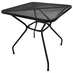 Bistrotisch 70x70cm, Streckmetall anthrazit