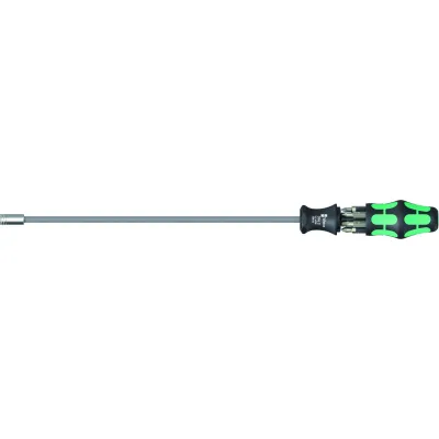 Wera Bit-Set Kraftform Kompakt 27 XL 05051032001 | 7-tlg. | Magnethalter | PH/Schlitz/Innenvierkant | 300mm Klinge