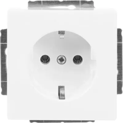 BUSCH-JAEGER Steckdose Unterputz 20 EUC-84 BULK | SCHUKO Typ F | 100er Pack | 16A 250V | Kunststoff weiß