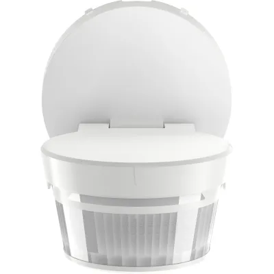 Busch-Jaeger Bewegungsmelder 6851/9-134 | Aufputz Bewegungsmelder | 90° BT | 8-12m Reichweite | IP55 | 230V | Weiß