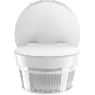 Busch-Jaeger Bewegungsmelder 6851/9-134 | Aufputz Bewegungsmelder | 90° BT | 8-12m Reichweite | IP55 | 230V | Weiß