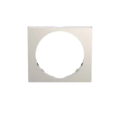 BUSCH-JAEGER Designrahmen 6851/DR-136 | Bewegungsmelder-Rahmen | eckig | PRO Serie | Edelstahl