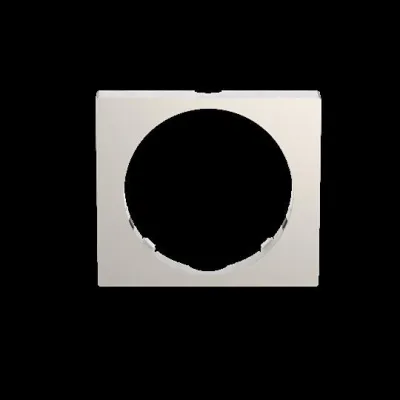 BUSCH-JAEGER Designrahmen 6851/DR-136 | Bewegungsmelder-Rahmen | eckig | PRO Serie | Edelstahl