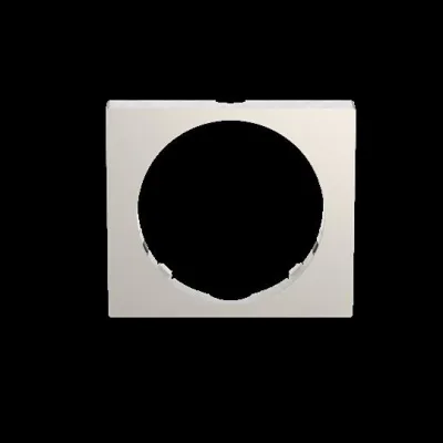 BUSCH-JAEGER Designrahmen 6851/DR-136 | Bewegungsmelder-Rahmen | eckig | PRO Serie | Edelstahl