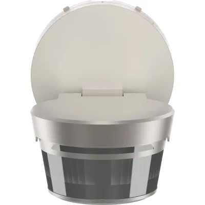 BUSCH-JAEGER Bewegungsmelder 6851/22-136 | AP 220° | 230V | PIR Sensor | IP55 | Aufputz | Bluetooth | Edelstahl