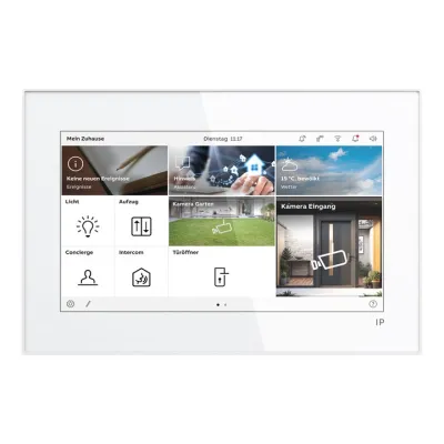 Busch-Jaeger Video-Innenstation IP Touch Lite 7 | 7 Zoll Touchscreen | LAN & WLAN | Weiß