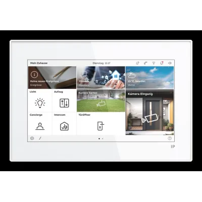 Busch-Jaeger Video-Innenstation IP Touch Lite 7 | 7 Zoll Touchscreen | LAN & WLAN | Weiß