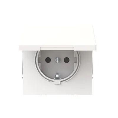 BUSCH-JAEGER SCHUKO Steckdose 20 EUKBR-44M | Unterputz | Safety+ | IP20 | 16A 250V | Thermoplast matt | weiß