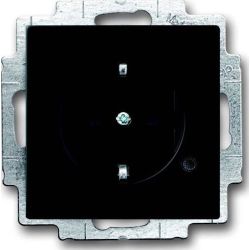 BJ Steckd. m.LED-Kontroll- 20 EUCBL-885 Licht future linear schwarz matt
