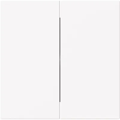 BUSCH-JAEGER Wippe geschlossen 1785-44M | Serienschalter Abdeckung | 2-teilig | Thermoplast matt | studioweiß RAL 9016