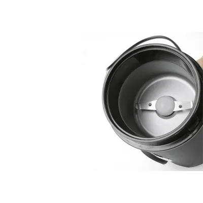 BLACK+DECKER Kaffeemühle BXCG150E | elektrisch 150W | Edelstahlmesser | 50g Behälter | Soft-Touch | Schwarz