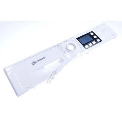 Blende Schubladengriff für Kochfeld Whirlpool Indesit 488000852175 weiß Eco Plus