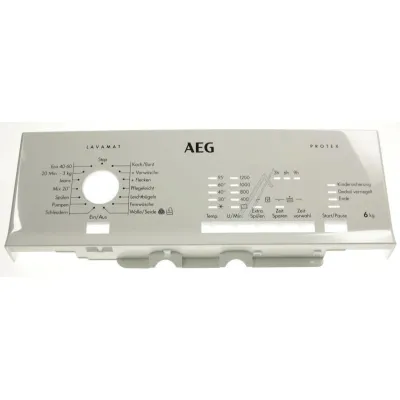 Blendenhalter weiß für Waschmaschine AEG 140194687012 Bedienblende