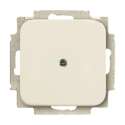 Busch-Jaeger Blindzentralscheibe 2538-212 | Duro 2000 SI | Unterputz | Duroplast | glänzend | IP20 | weiß