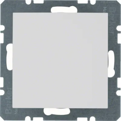 Berker Blindverschluss 10091909 | Zentralstück | Kunststoff matt | polarweiß RAL 9010 | S.1/B.1/B.3/B.7