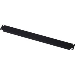 Blindabdeckung, sw, 1HE für 48,3cm (19")-Montage