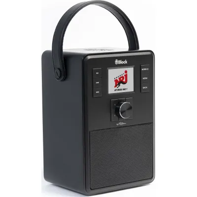 Block Smartradio eMotion | DAB+ Radio | UKW | WLAN | Bluetooth | Spotify | USB | MP3 | AUX | Akku | schwarz