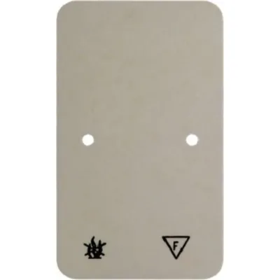 Berker Bodenplatte 105340 | Doppel-Steckdosen Aufputz | selbstverlöschend | 2-fach | halogenfrei | Duroplast | cremeweiß