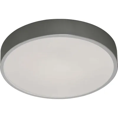 Böhmer Deckenleuchte 44066 LED 16W 3000K 1300lm | Ø 300mm | warmweiß | Stahl titan-silber | IP20 | inkl. Leuchtmittel