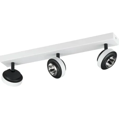 BÖHMER Deckenstrahler 44454 LED 3x5W | 900lm | 3000K Warmweiß | Aluminium | dreh- & schwenkbar | Weiß