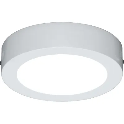 Böhmer LED-Deckenleuchte | 12W | 950lm | 3000K warmweiß | rund 18cm | IP20 | weiß | Metall/Kunststoff
