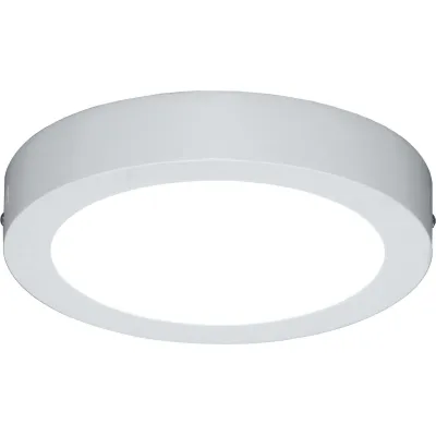 BÖHMER LED-Deckenleuchte 44264 | 18W | 3000K warmweiß | 1450lm | Ø240mm | IP20 | opal Kunststoff-Abdeckung | weiß