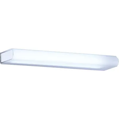 Böhmer LED-Spiegelleuchte 34216 | 11W 1000lm Warmweiß 3000K | Glas satiniert | Chrom | 460x45x110mm | IP20