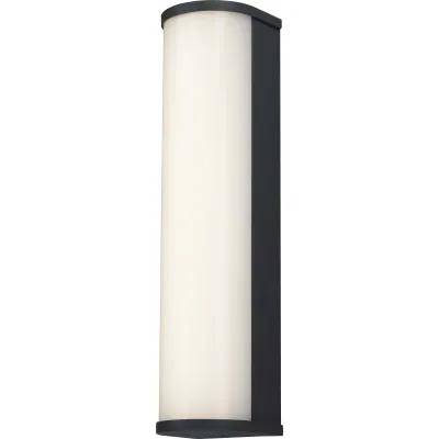 Böhmer LED-Außenwandleuchte 34098 | 10W | 800 lm | 3000K warmweiß | IP54 | Aluminium schwarz | 70x300 mm