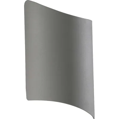 Böhmer Wandleuchte 34069 LED 2x3W 600lm 3000K | 2-seitiger Lichtaustritt | Stahl Titan | 120x220mm | IP20 | silber