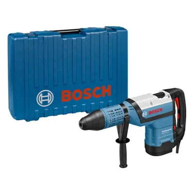 Bosch Bohrhammer GBH 12-52 D 0611266100 | SDS-max | 1700W | 19J | 52mm Beton | Koffer | 11,5kg | Blau