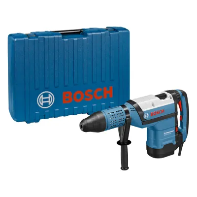 Bosch Bohrhammer GBH 12-52 DV 0611266000 | SDS-max | 1700W | 19 Joule | 52mm Beton | Vibration Control | Koffer | blau