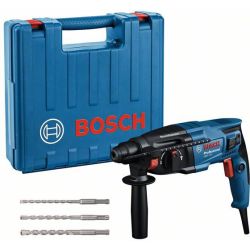 Bohrhammer GBH 2-21 Professional, mit 3-teiligen Bohrer-Set (blau/schwarz, 720 W