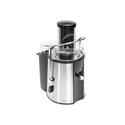 Bomann Entsafter AE 1917 CB | Automatikentsafter 1000W | Edelstahl | großer Einfüllschacht 75mm | schwarz-inox