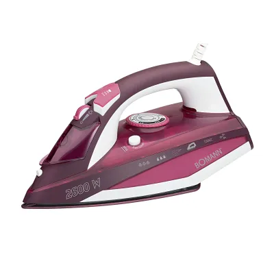 Bomann Dampfbügeleisen DB 6005 CB | Keramiksohle | 2600W | Vertikaldampf | Anti-Kalk | 380ml Tank | Tropfstopp