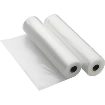 ProfiCook Vakuumierfolie 2 Rollen 28x600cm | reißfest | kochgeeignet | mikrowellengeeignet | transparent