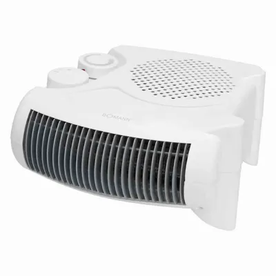 Bomann Heizlüfter HL 1095 CB | 2000W | stufenloser Thermostat | 2 Heizstufen | Kaltstufe | Überhitzungsschutz | weiß
