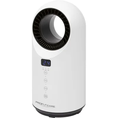 ProfiCare Keramik-Heizlüfter & Ventilator PC-HL 3086 | 1500W | 2 Stufen | Timer | Fernbedienung | oszillierend | weiß