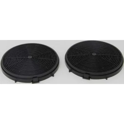 Bomann Kohlefilter KF 573 | Aktivkohlefilter für Dunstabzugshaube DU 7600, DU 7601 | 2 Stück | schwarz