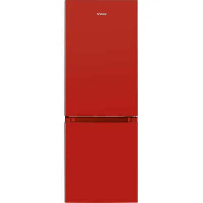 Bomann Kühl-Gefrierkombination KG 320.2 | 175l | Abtauautomatik | LED | 143x49,5x56,2cm | Energieklasse E | rot