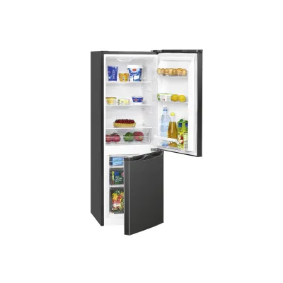 Bomann KG 320.2 Kühl-Gefrierkombination | 175L | Abtauautomatik | LED | 143cm | schwarz