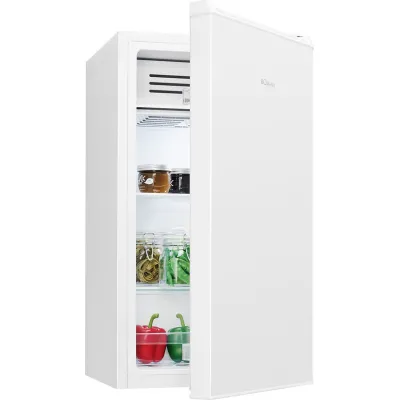 Bomann Kühlschrank KS 7257 | 83 Liter | mit Frostfach | leise 41 dB | Tischkühlschrank | LED | stufenlos regelbar | Weiß