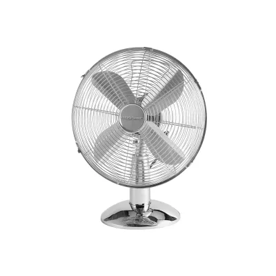 ProfiCare Tischventilator PC-VL 3063 M | 30 cm Metall | 3 Stufen | oszillierend | leise | verstellbar | 35W | silber
