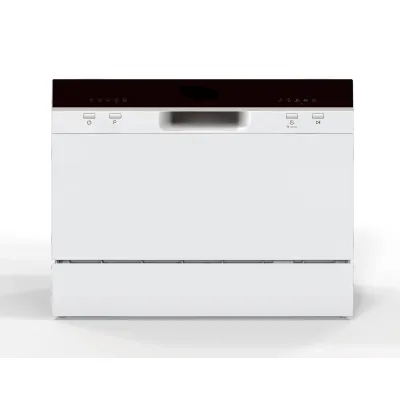 Bomann Tisch-Geschirrspüler TSG 7405 | Mini Spülmaschine 6 Maßgedecke | 5 Programme | Energieklasse D | Weiß