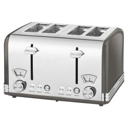 Bomann Vintage PC-TA1194 edelstahl/anthrazit