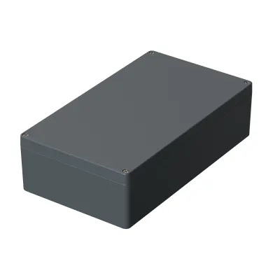 BOPLA Leergehäuse A 168 | Aluminium Industriegehäuse IP66 | 230x111x400 mm | schlagfest IK09 | ohne Montageplatte