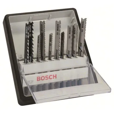 Bosch 10tlg. Robust Line Stichsägeblatt-Set Holz und Meta