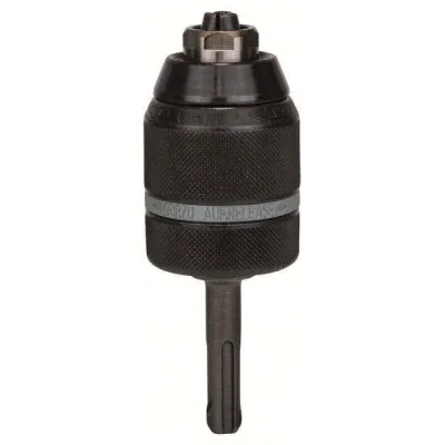 Bosch Schnellspannbohrfutter 2608572227 | SDS-plus Adapter | 1,5-13 mm | Metall | für Bohrmaschinen | schwarz