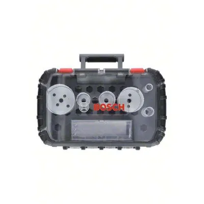 Bosch Lochsägen-Set 9-teilig | Ø 19-83 mm | Bi-Metall 8% Kobalt | Holz Metall Kunststoff | inkl. Adapter & Koffer
