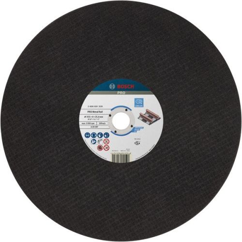 Bild: BOSCH 2608601339 PRO Rail Cutting Disc, 355x4x25.4 mm