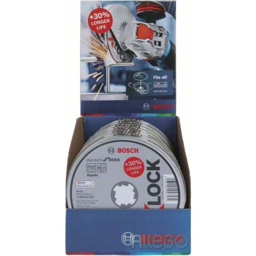 Bild: BOSCH 2608619267 X-LOCK Trennsch.Dose10x125,1mm Std Inox